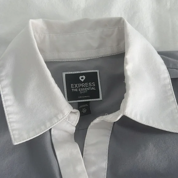 Express Essential Button Down Shirt - Picture 2 of 4